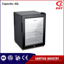 Glass Door Mini Refrigerator (BC-42A) Hotel and Household Fridge